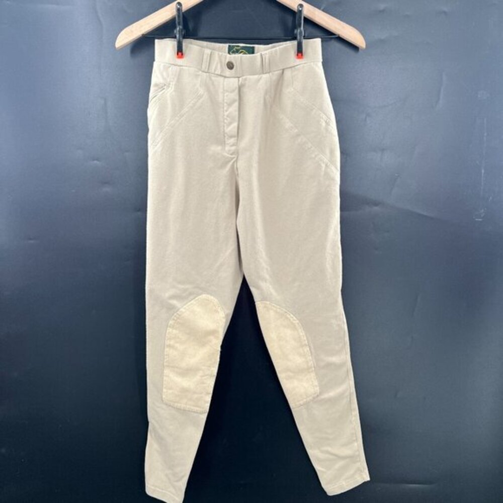 Klaus Krehan equestrian riding breeches pants khaki legging pull-on 28